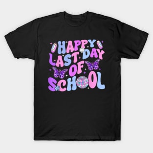 Last Day Of School Teacher Boy Girl Grad Hello Summer T-Shirt